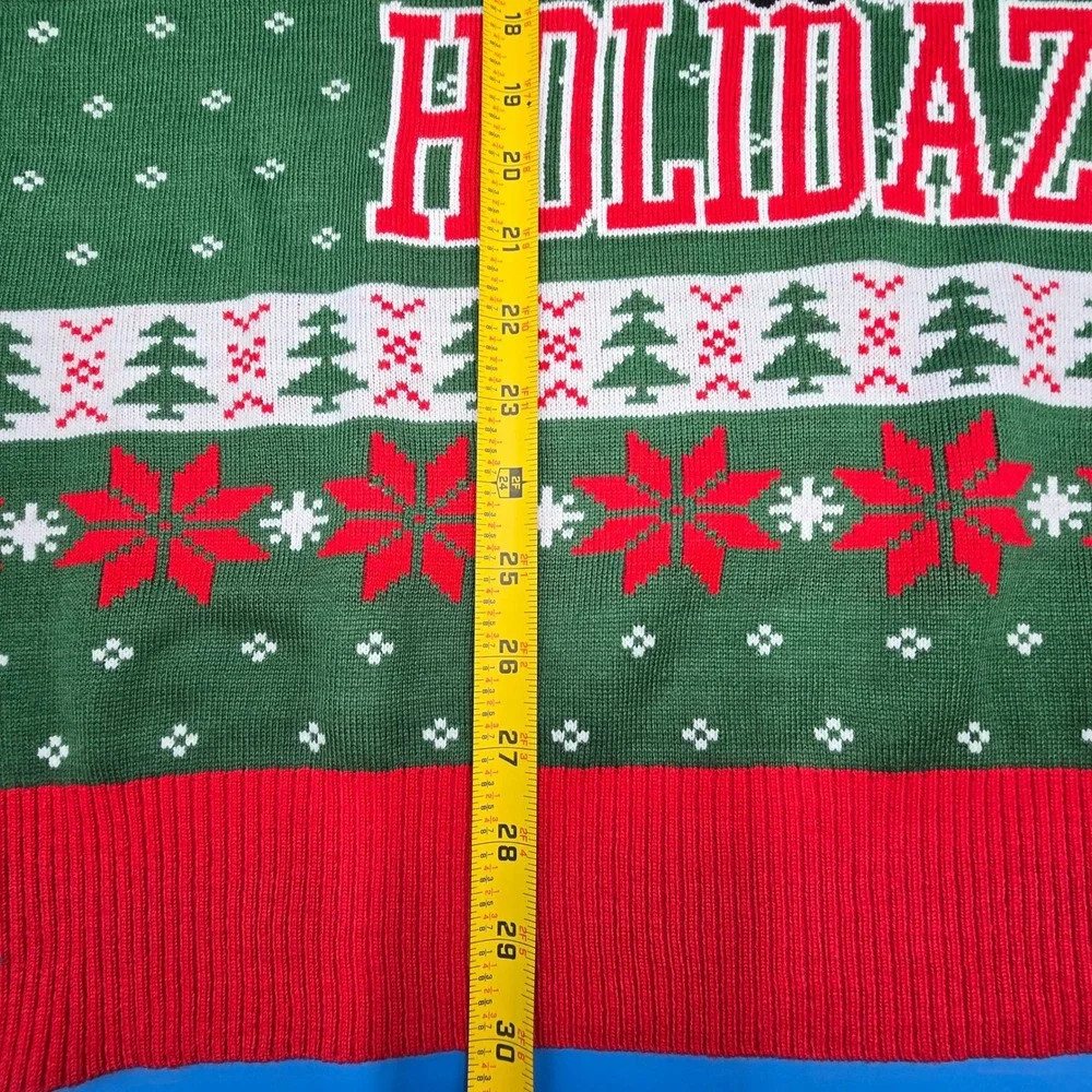 Cheech & Chong Ugly Christmas Sweater XL NWOT Happy Holidaze Mad Engine Licensed
